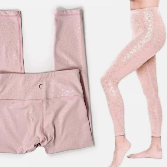 ZYIA Light n Tight Pink Leopard Unicorn Leggings Plus Size 20 - Picture 1 of 10